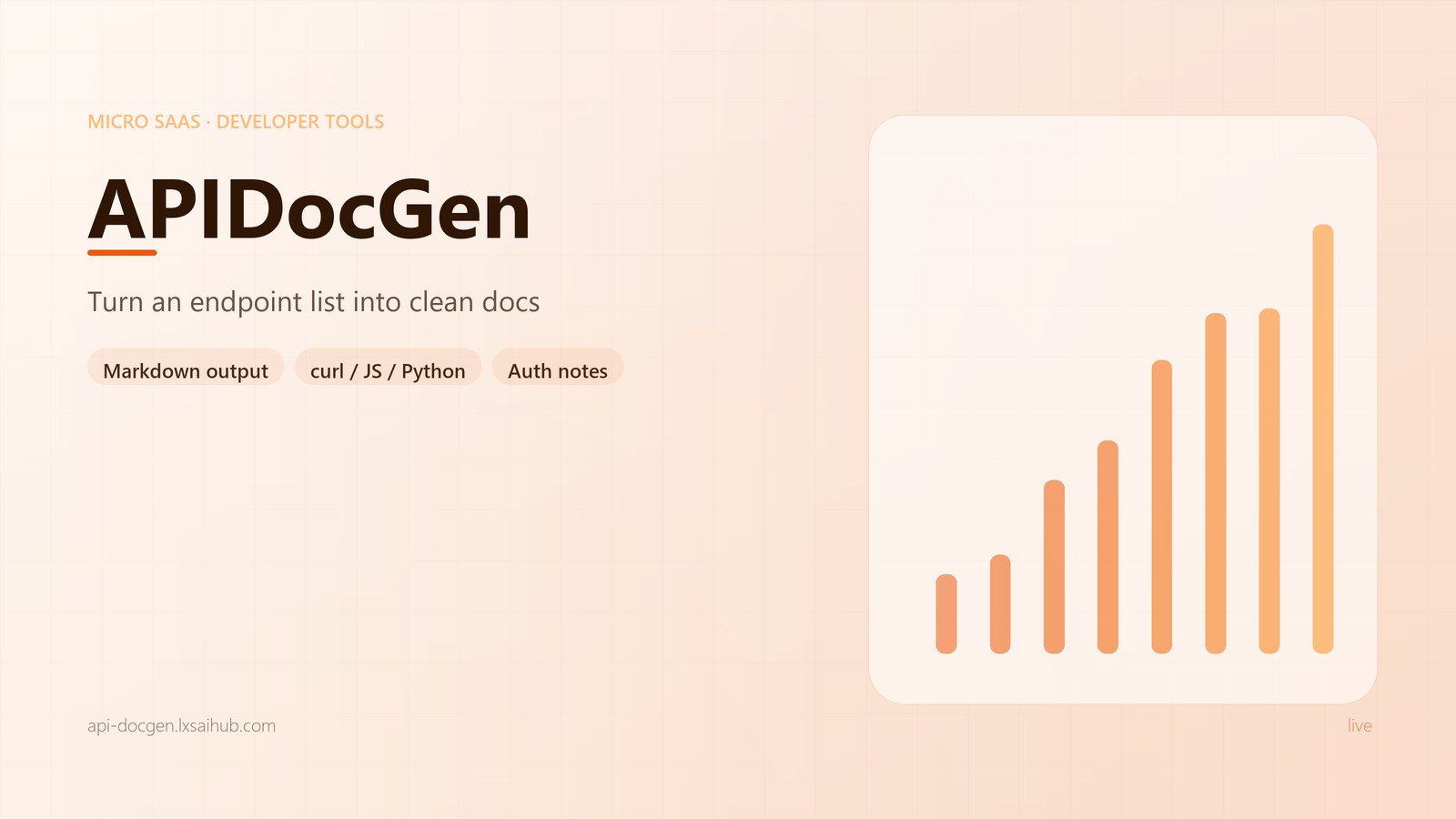 APIDocGen interface overview